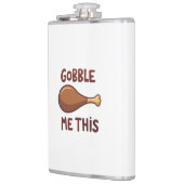 Thanksgiving Turkey Gift Funny フラスク (左)