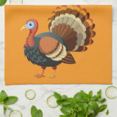 Thanksgiving Turkey Kitchen Towel キッチンタオル (折り畳み)
