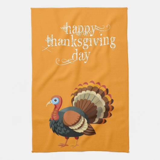 Thanksgiving Turkey Kitchen Towel キッチンタオル (縦)
