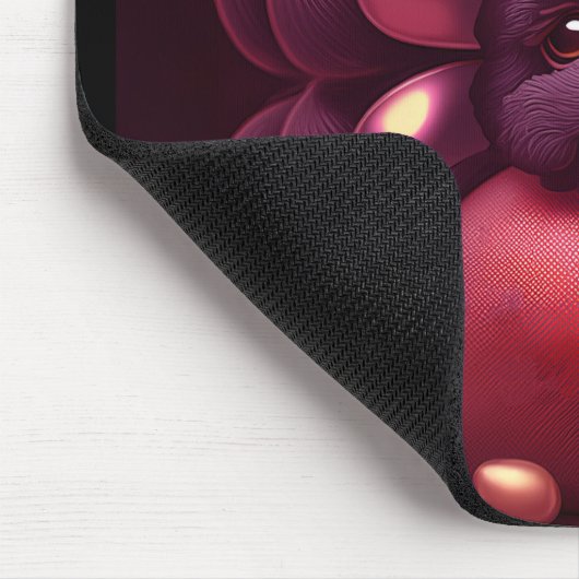 Thanksgiving Turkey-Poodle Hybrid Creature マウスパッド (コーナー)