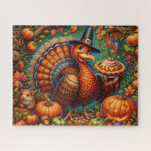 Thanksgiving Turkey Puzzle ジグソーパズル (横)