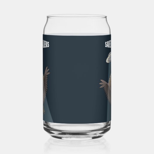 Thanksgiving Turkey Saved by Aliens ガラス缶 (左)