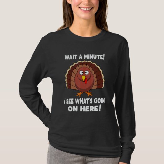 Thanksgiving Turkey Stuffing Humor Tシャツ (正面)