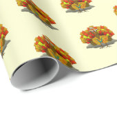 Thanksgiving Turkey Tourist ラッピングペーパー (ロールコーナー)