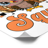 Thanksgiving Turkey Trot Squad  ポスター (角)