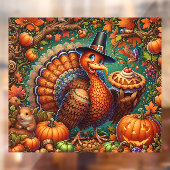 Thanksgiving Turkey Window Cling ウィンドウサイン (シート2)