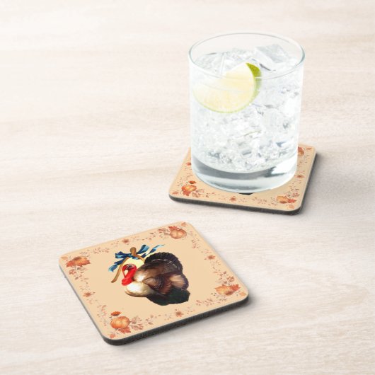 Thanksgiving Turkey Wishes コースター (右側)