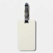 Thanksgiving Turkey with Pumpkin Hat ラゲッジタグ (裏面縦)