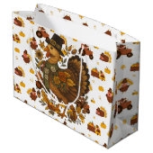 Thanksgiving Turkeys ラージペーパーバッグ (裏面アングル)