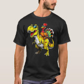 Thanksgiving Turkeysaurus T-Rex Turkey Dinosaur To Tシャツ (正面)