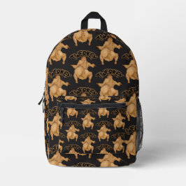 Thanksgiving Twerkey Backpack プリントバックパック