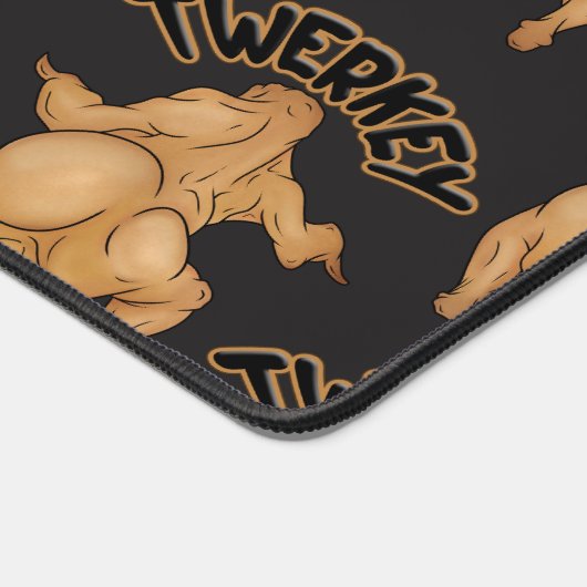 Thanksgiving Twerkey  Desk Mat デスクマット (コーナー)
