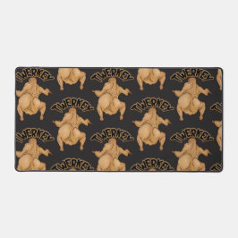 Thanksgiving Twerkey Desk Mat デスクマット