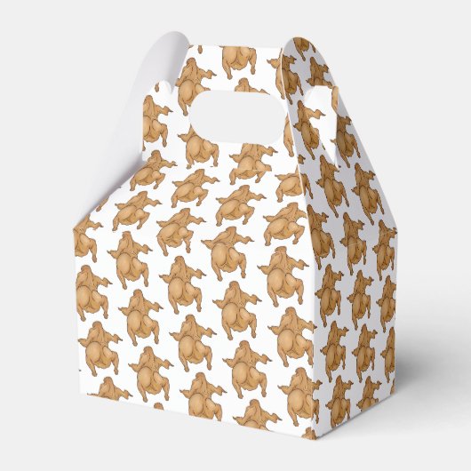 Thanksgiving Twerkey Favor Box フェイバーボックス (裏面サイド)