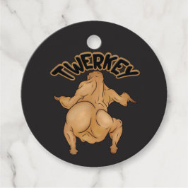 Thanksgiving Twerkey Favor Tags フェイバータグ