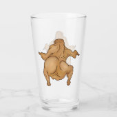 Thanksgiving Twerkey Glass Cup タンブラーグラス (裏面)