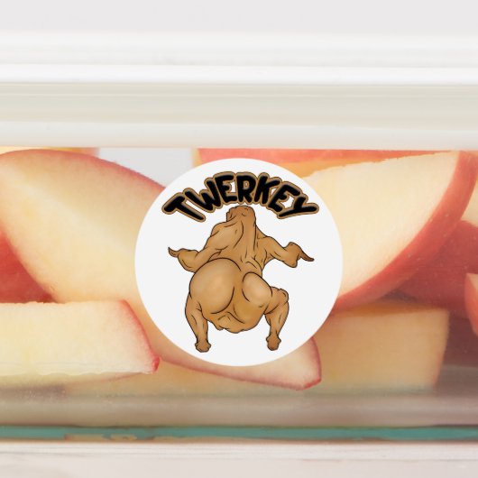 Thanksgiving Twerkey Labels ラベル (貼付)