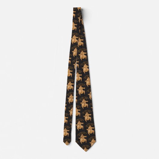 Thanksgiving Twerkey Neck Tie ネクタイ (裏面)