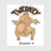 Thanksgiving Twerkey Sticker シール (シート)