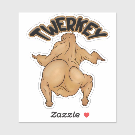 Thanksgiving Twerkey Sticker シール (シート)
