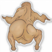 Thanksgiving Twerkey Sticker シール (正面)