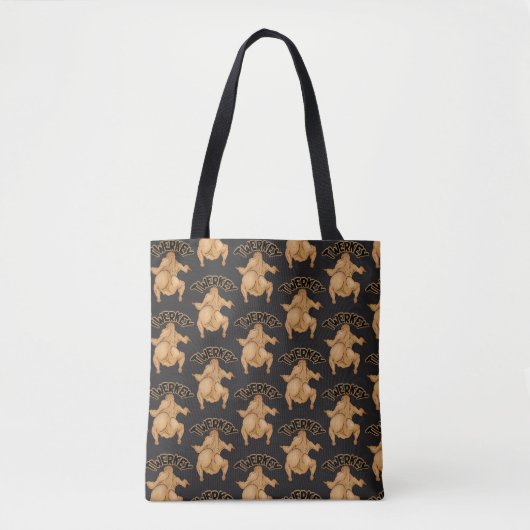 Thanksgiving Twerkey Tote Bag トートバッグ (正面)