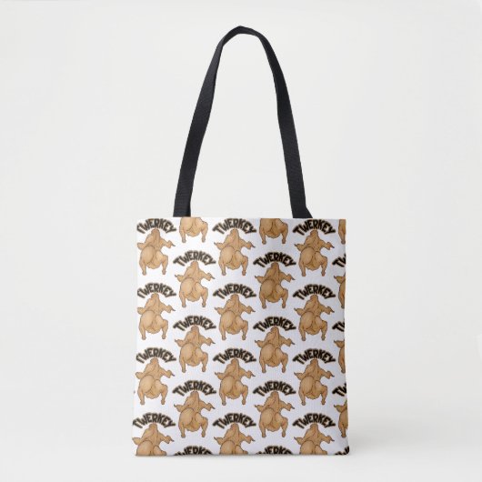 Thanksgiving Twerkey Tote Bag トートバッグ (正面)