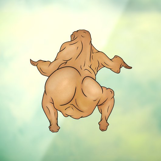 Thanksgiving Twerkey Window Cling ウィンドウサイン (シート3)