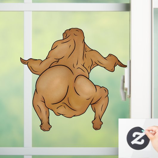Thanksgiving Twerkey Window Cling ウィンドウサイン (ホーム)