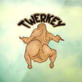 Thanksgiving Twerkey Window Cling ウィンドウサイン (シート3)