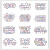 Thanksgiving Vibes Pastel Sticker Packs シール (シート)