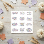 Thanksgiving Vibes Pastel Sticker Packs シール