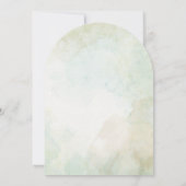 Thanksgiving Watercolor Leaves Fall Autumn Turkey  招待状 (裏面)