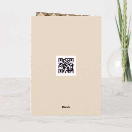 Thanksgiving Wheat Sheaves In Barn With Pumpkins カード (裏面)