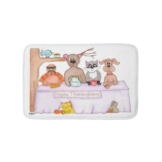 Thanksgiving - Where is the Turkey? バスマット (正面)
