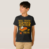 Thanksgiving Will Trade Sister For E Fall Family  Tシャツ (正面フル)
