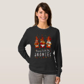 Thanksgiving With My Gnomies Fall  Autumn Gnome Tシャツ (正面フル)