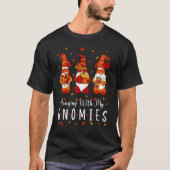 Thanksgiving With My Gnomies Fall  Autumn Gnome Tシャツ (正面)