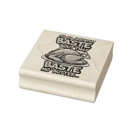 Thanksgiving Wood Art Stamp ラバースタンプ