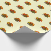 Thanksgiving Worried Turkey ラッピングペーパー (角)