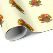 Thanksgiving Worried Turkey ラッピングペーパー (ロールコーナー)