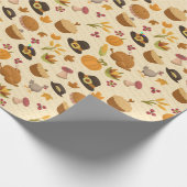 Thanksgiving Wrapping Paper ラッピングペーパー (角)