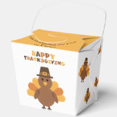 Thanksgiving Yellow Orange Turkey Big Leftovers  フェイバーボックス (正面)
