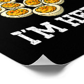 Thanksgiving You Know Why I'm Here Deviled Egg Dad ポスター (角)