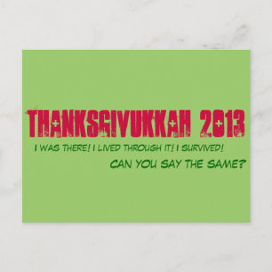 Thanksgivukkah 2013 – はがき