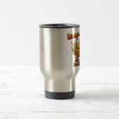 Thanksgivukkah Hannukahの感謝祭のギフトのユーモアa トラベルマグ (中央)
