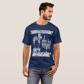 Thanksgivukkah MashuganaのTシャツ Tシャツ (正面フル)