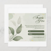 thankuカードビジネスカード サンキューカード (正面/裏面)