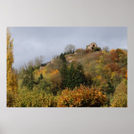 Thann in Autumn, Alsace，フランス ポスター
