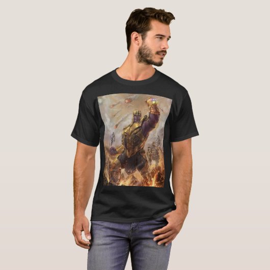 Thanos – Infinity Gauntlet Supreme Tシャツ (正面フル)